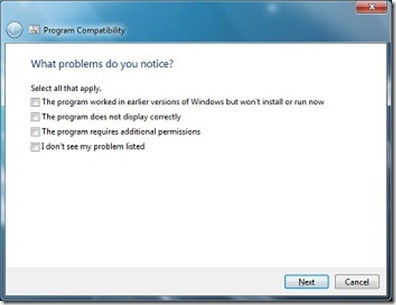 解決Windows 7中的兼容性問題